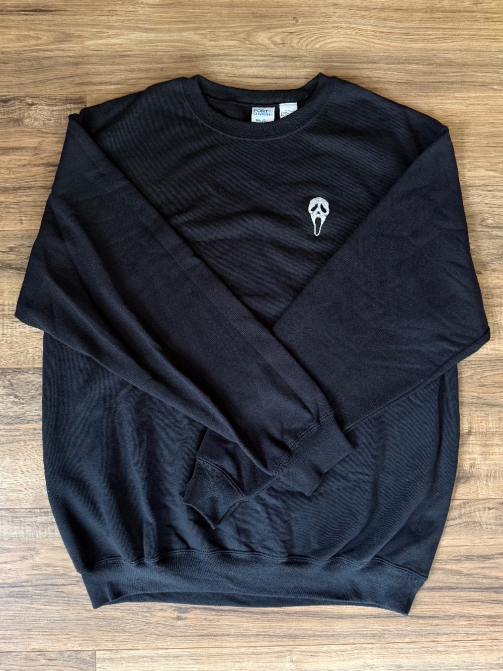 Embroidered Scream Ghostface Sweatshirt